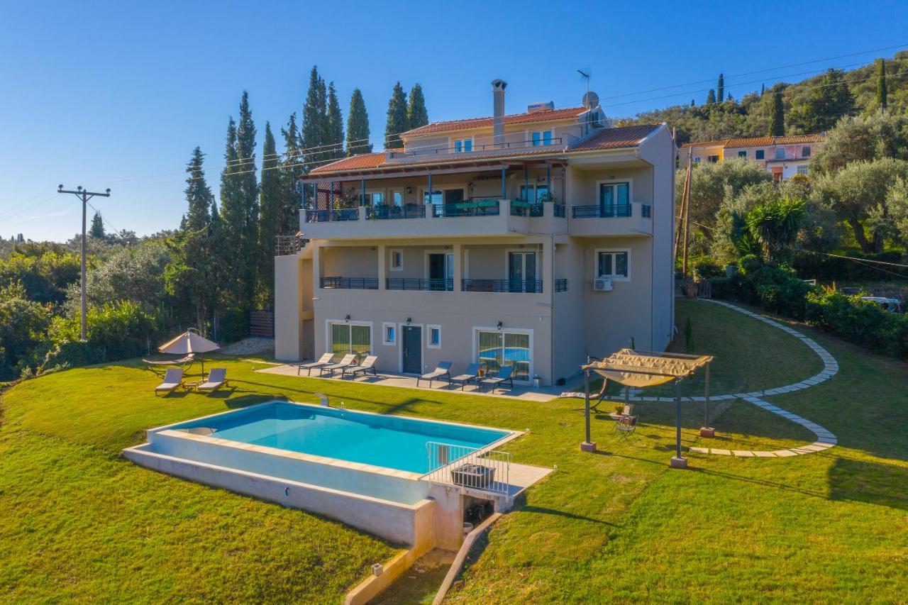Ionian Sea View Villa By Whitedreamvillas Kato Korakiana Eksteriør bilde