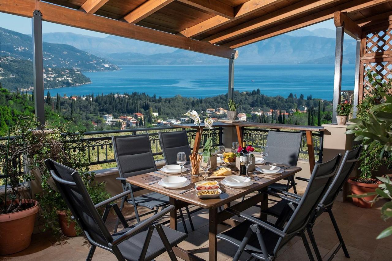Ionian Sea View Villa By Whitedreamvillas Kato Korakiana Eksteriør bilde